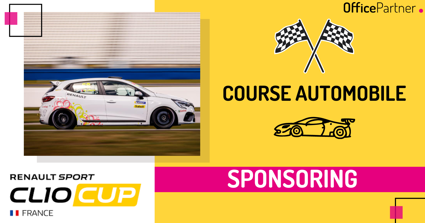 Sponsoring Guy Frey - Clio Cup