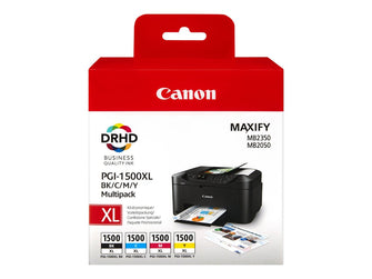 Multipack - Cartouches d'encres Canon PGI-1500XL | Noir-Cyan-Magenta-Jaune | 9182B004