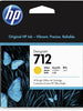 Cartouche d'encre couleur jaune d'origine HP 712 DesignJet 29mL - 3ED69A