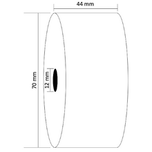 Lot de 100 bobines papier pour caisse enregistreuse matricielle 44/70/12 - OfficePartner.fr
