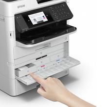 Imprimante multifonctions Epson A4 Couleur - WF-C579RDTWF : La dernière imprimante A4 RIPS MFD offre des vitesses d’impression, de numérisation et de copie élevées, avec un encombrement, un coût total de possession et un impact environnemental réduits.