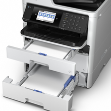 Imprimante multifonctions Epson A4 Couleur - WF-C579RDTWF : La dernière imprimante A4 RIPS MFD offre des vitesses d’impression, de numérisation et de copie élevées, avec un encombrement, un coût total de possession et un impact environnemental réduits.