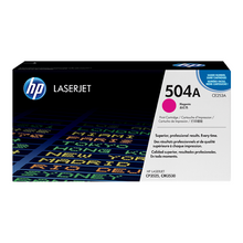 Cartouche de toner d'origine HP 504A couleur magenta - CE253A - OfficePartner.fr