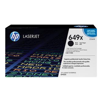 Cartouche de toner d'origine HP 649X couleur noir - CE260X - OfficePartner.fr