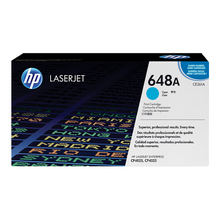 Cartouche de toner d'origine HP 648A couleur cyan - CE261A - OfficePartner.fr