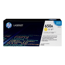 Cartouche de toner d'origine HP 650A couleur jaune - CE272A - OfficePartner.fr