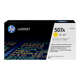 Cartouche de toner d'origine HP 507A couleur jaune - CE402A - OfficePartner.fr