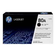Cartouche de toner d'origine HP 80A couleur noir - CF280A - OfficePartner.fr