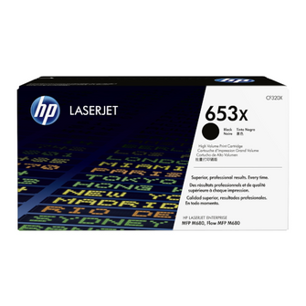 Cartouche de toner couleur noir d'origine HP laserjet HP 653X  - CF320X - officepartner.fr