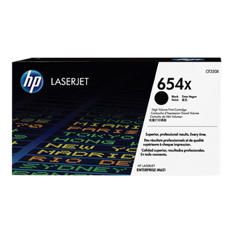 Cartouche de toner d'origine HP 654X couleur noir - CF330X - OfficePartner.fr