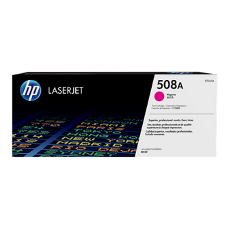 Cartouche de toner d'origine HP 508A couleur magenta - CF363A - OfficePartner.fr