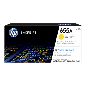 Cartouche de toner d'origine HP 655A couleur jaune - CF452A - OfficePartner.fr