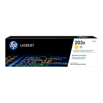 Cartouche de toner d'origine HP 203X jaune - CF542X - OfficePartner.fr