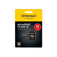 Carte Mémoire Micro SD 32Gb Intenso avec adaptateur SD-SDHC - 3413480