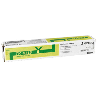 Cartouche de toner d'origine Kyocera TK-8315Y Jaune - 1T02MVANL0