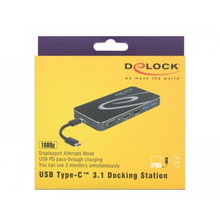 Dockstation USB Type C 3.1 > HDMI +DP +VGA +4 USB - 87297 - officepartner.fr