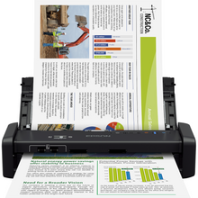 Numérisez n'importe où avec ce scanner portable disposant d'une batterie intégrée et d'une connectivité sans fil. Le DS-360W permet de numériser une grande variété de documents de manière rapide et efficace lors de vos déplacements. Il peut être chargé en USB. Avec une vitesse de 25 ppm, vous gagnez en productivité.