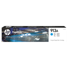 ➤HP Pagewide HP 913A - Réf.F6T77AE - Cartouche D'ENCRE d'origine imprimante couleur CYAN - Qualité et Performances optimales I OfficePartner