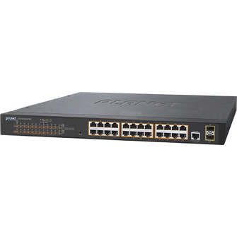 Switch 24 ports Giga PoE + 2 SFP 300W L2/L4 - GS-4210-24P2S - OfficePartner.fr