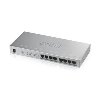 Switch 8 ports GbE PoE ZyXEL - GS1008HP