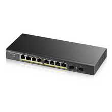 Switch smart 8/10 ports Giga PoE + 2 SFP* fanless ZyXEL - GS1900