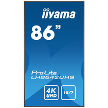 Écran dynamique (digital signage) 86 pouces iiyama Prolite - LH8642UHS-B1