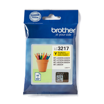 cartouche d'encre d'origine Brother jaune LC-3219XLY