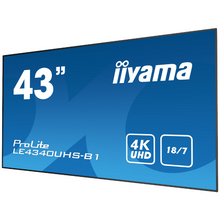 Écran dynamique (digital signage) 43 pouces Iiyama - LE4340UHS-B1 - OfficePartner.fr