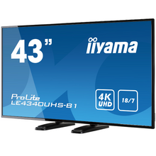 Écran dynamique (digital signage) 43 pouces Iiyama - LE4340UHS-B1 - OfficePartner.fr