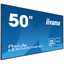 Écran dynamique (digital signage) 50 pouces Iiyama - LE5040UHS-B1 - OfficePartner.fr