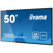 Écran dynamique (digital signage) 50 pouces Iiyama - LE5040UHS-B1 - OfficePartner.fr