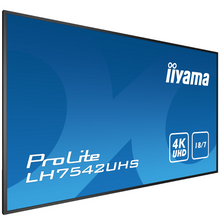 Écran dynamique (digital signage) 75 pouces iiyama Prolite - LH7542UHS-B3