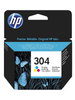 Cartouche d'encre couleur d'origine HP 304 - N9K05AE - Officepartner.fr