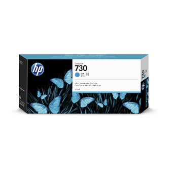 Cartouche d'encre d'origine HP 730 DesignJet cyan 300ml - P2V68A - officepartner.fr