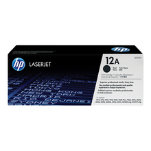 ➤ HP 12A - Réf. Q2612A - Cartouche de TONER d'origine imprimante LASER couleur NOIR - Qualité et Performances optimales I OfficePartner