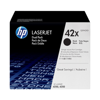 Cartouche de toner d'origine HP 42X couleur noir - Q5942XD - OfficePartner.fr