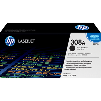 Cartouche de toner d'origine HP 308A noir - Q2670A