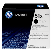 Cartouche de toner d'origine HP 51X couleur noir - Q7551X - OfficePartner.fr