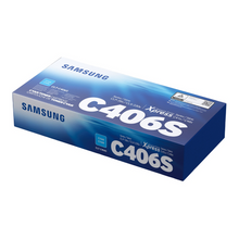 Cartouche de toner d'origine Samsung CLT-C406S cyan - ST984A - Officepartner.fr