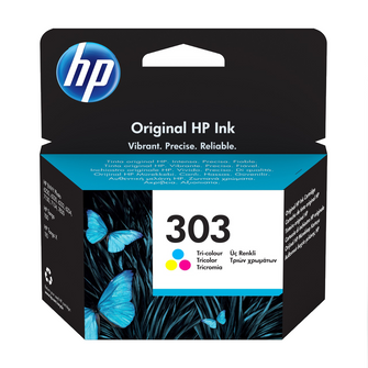 Cartouches d'encre 3 couleurs d'origine HP 303 - T6N01AE - officepartner.fr