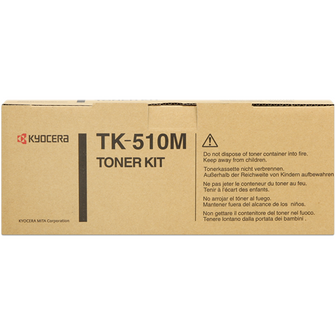 Cartouche de toner d'origine Kyocera magenta TK510M - Officepartner.fr