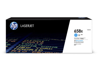 Cartouche de toner d'origine HP 658X couleur cyan - W2001X - Officepartner.fr