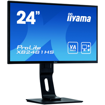 Moniteur LED VA 24" Full HD VGA/DVI/ HDMI - XB2481HS-B1 - OfficePartner.fr