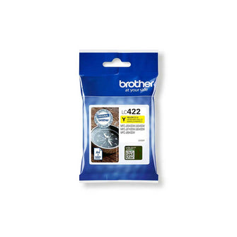 Encre Brother LC422Y cartouche d'origine - Jaune - LC422Y