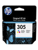 Cartouche d'encre d'origine HP 305 Cyan, Magenta, Jaune - 3YM60AE