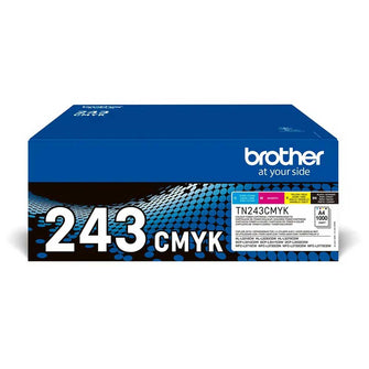 Pack de cartouche de toner d'origine Brother TN243 noir, cyan, magenta, jaune - TN243-CMYK